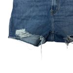 Levi's Strauss High Rise Shorts Womens Size 29 Distressed Short Denim Western Photo 2