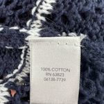 cj banks  open front longline open knit nautical cotton cardigan 1X Plus striped Photo 5