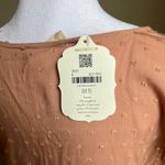 Altar'd State ALTER’D STATE pink peach fit and flare textured dot mini dress | medium Photo 4