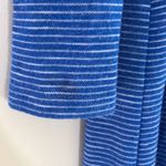 LuLaRoe Sarah Cardigan Blue w/White Stripe Photo 4