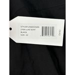 Universal Standard  Lynn Luxe Pencil‎ Twill Skirt Size 20 Business Work Black Photo 4