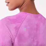 FIGS  Seamless Long Sleeve Top Medium Tie Dye Pink Cloud Salta Limited Edition Photo 3