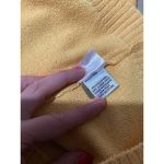 St. John  Sport Canary Yellow Cary Wool Blend Long Sleeve Pullover V-neck S Photo 6