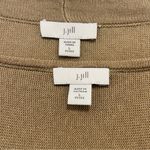 J. Jill Shell Tank Open Front Cardigan Set Fringe Sleeve Womens Large Petite Tan Size undefined Photo 10