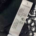 French affair Women's Floral Lace Bralette Bra Black Size L Photo 6