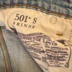 Levi's  501 S Classic Minimal Premium Womens Jeans Button Fly Light Wash Denim 25 Photo 8