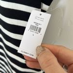 Old Navy  Maternity Striped Midi Tank Dress Black White‎ Sleeveless Large NWT Photo 2