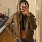 BLANK NYC Brown Leather Jacket Photo 0