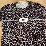 J.Crew Women’s Size Medium 100% Cotton Leopard Teddie Sweater Photo 8