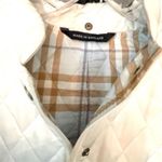 Burberry  Diamond Quilted Ivory Jacket With Hood size S Photo 6