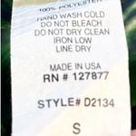 OVI Ikat Print Shift Dress Green Blue and White Short Sleeve Size Small 💛 Photo 8