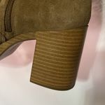 Gianni Bini NWT Brown LEATHER Suede 4” Heeled 1.5”PLATFORM Boots SIDE ZIP WO 10 Photo 6