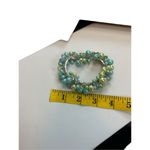 Blue pearl cluster yellow silver bracelet Silver Photo 4