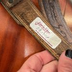 Jane Yoo hand painted leather belt, and Crossbody purse set Photo 2