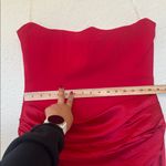 House Of CB  'Persephone' Scarlet Strapless Corset Maxi Dress NWOT size L A-C Photo 5