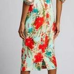Badgley Mischka Floral Off-the-Shoulder Puff-Sleeve Sheath Dress Multi Women's 0 Photo 1