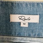 Rails Linen Blend Denim Lightweight Blouse Size Medium Photo 5