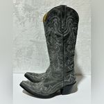 Corral G1030 Gray Western Studded Embroidered wing tipped heeled boots size 11 Photo 5
