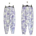 SheIn SZ S purple and white tie dye sweatsuit set Photo 3