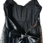 Masquerade  Vintage Party Dress Tulle Sequins Hoco Black Size 7/8 Photo 5