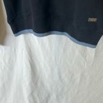 Coach : Navy Blue sweatshirt- Raccoon Design- Leather & Shearling- XS Photo 6