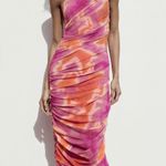 ZARA Printed Tulle Dress Photo 3