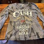 Johnny Cash Dyed Long Sleeve Size XS Photo 0