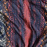 Lovestitch  Multicolor Boho Tie-Front Blouse Photo 6