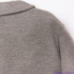 Madewell NEW  100% merino wool Boiled‎ Wool Bridgman Sweater-Jacket, L Photo 13