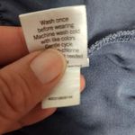 Apt. 9  Slate Blue Sleeveless Vneck Tiered Peplum Knit Top Size Medium Photo 7