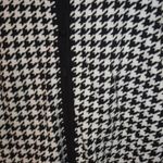 August Silk  Heritage Houndstooth Black/White Button Cardigan Size: M Photo 2