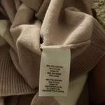 Tahari Sweater Crew Neck Pullover Pink Blush Polka Dot White L/S Women’s Medium Photo 5