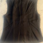 New Lilysilk Elegant 100% Mulberry Silk Black Satin Sleeveless Shirt Top Small Photo 6