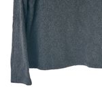 Eileen Fisher  M turtleneck gray cotton blend Fleece sweater Photo 5