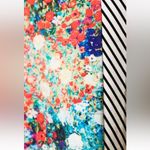 Tabitha from Anthropologie Meadow Floral and Striped Lined Pencil Skirt Size 16 Blue Photo 8