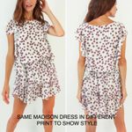 Koch  Madison Dress‎ Black White Stars Ruffle Tiered Made USA Women's Medium $320 Photo 1