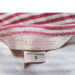 Victoria's Secret Victoria Secret Tank Top Women Small Stripe White Pink Sleepwear Sleeveless Lace Photo 2