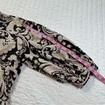 Rebecca Taylor Paisley Jumpsuit 100% Cotton Brown Belted With Pockets Size M Photo 12