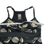 The North Face Black Cream Floral Athletic Activewear Tank Top Size medium Photo 2