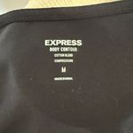 EXPRESS NWT  Black Long Sleeve Women's Body Contour Bodysuit Size M Photo 3