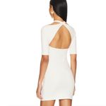 Skin Dress Indira Mini Bone White Neutral Casual Bridal Cocktail Keyhole Size XS Photo 5