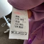 Vintage Y2K Maxi Slip Dress Sheer Lace Romantic Glam Fairycore Balletcore Medium Purple Photo 6