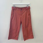 Anthropologie Hei Hei Stretch Cotton Wide Leg Crop Chino Pants Size 26 Photo 2