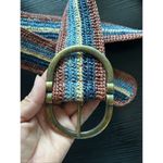Sézane Sezane multicolor rafia women’s belt size M/L Photo 2