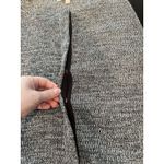 Skies Are Blue  Women's Gray Black Full‎ Zip Button Knit Sweater Jacket Size M Photo 2