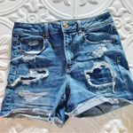 American Eagle  OUTFITTERS Distressed Super High Rise Shortie Jean Short 4 Photo 2