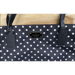 Kate Spade Gently Used Taden Blake Ave Black Polka Dot Polyester Tote/Baby Bag Photo 6