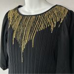 GOOD TIMES Vintage Party Dress Womens Size 8 Glitter Special Occasion Cocktail Black Photo 7