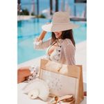 Nikki Beach Harper Hat in White One Size New Womens Beach festival Photo 10