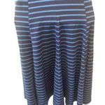 Peter Som  Blue Striped Swing Knit Dress - Size 12 Sleeveless Summer Casual Photo 4